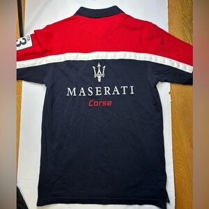 Maserati Camicia M/C Trofeo 2012 polo shirt sz L